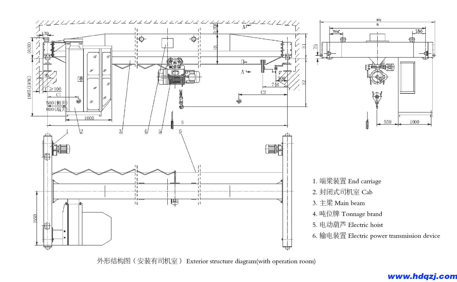 LDA型單梁起重機(jī) LDA型單梁起重機(jī)